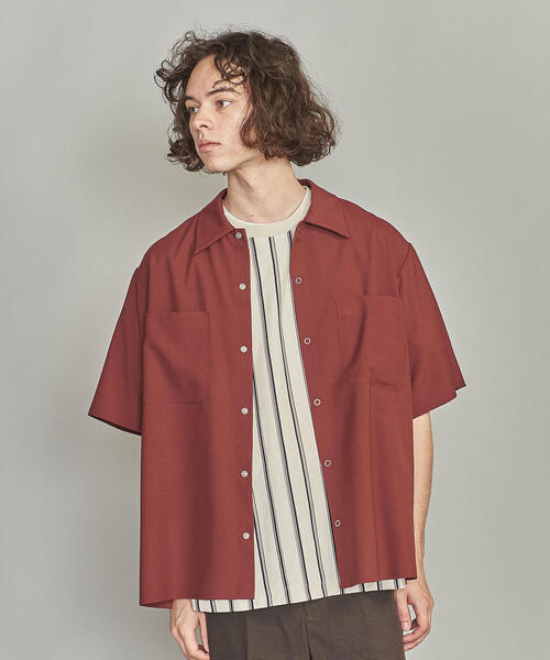 UNIVERSAL OVERALL（ユニバーサルオーバーオール）の「【別注】 ＜UNIVERSAL OVERALL＞ TW WORK SHIRTS/シャツ（シャツ/ブラウス・メンズ・ブラック/オレンジ系その他/ダークグリーン/ライトブルー・SMALL/MEDIUM/LARGE）」の4枚目の写真