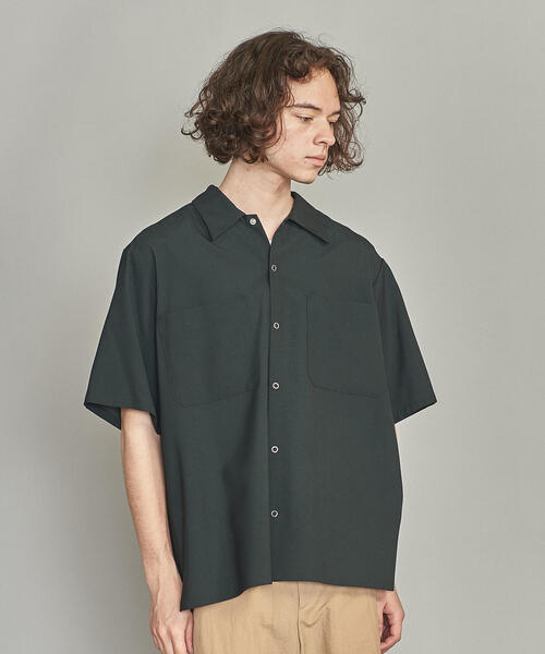 UNIVERSAL OVERALL（ユニバーサルオーバーオール）の「【別注】 ＜UNIVERSAL OVERALL＞ TW WORK SHIRTS/シャツ（シャツ/ブラウス・メンズ・ブラック/オレンジ系その他/ダークグリーン/ライトブルー・SMALL/MEDIUM/LARGE）」の2枚目の写真