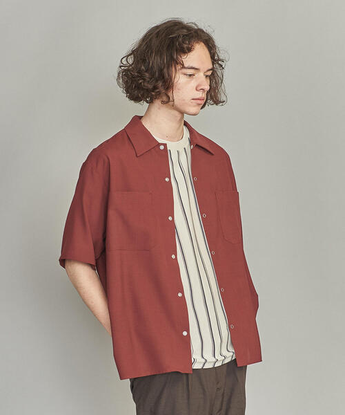 UNIVERSAL OVERALL（ユニバーサルオーバーオール）の「【別注】 ＜UNIVERSAL OVERALL＞ TW WORK SHIRTS/シャツ（シャツ/ブラウス・メンズ・ブラック/オレンジ系その他/ダークグリーン/ライトブルー・SMALL/MEDIUM/LARGE）」の8枚目の写真