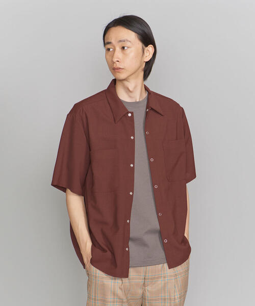 UNIVERSAL OVERALL（ユニバーサルオーバーオール）の「【別注】 ＜UNIVERSAL OVERALL＞ TW WORK SHIRTS/シャツ（シャツ/ブラウス・メンズ・ブラック/オレンジ系その他/ダークグリーン/ライトブルー・SMALL/MEDIUM/LARGE）」の16枚目の写真