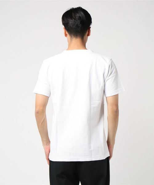 Champion（チャンピオン）の「チャンピオン RW T-SHIRT（Tシャツ/カットソー・メンズ・ホワイト/グレー/ネイビー/ブラック×グリーン・S/M/XL/L）」の5枚目の写真