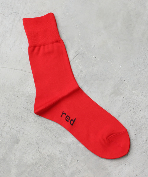 bulle de savon（ビュルデサボン）の「△Basic ソックス（ソックス/靴下・レディース・ホワイト/ブラック/レッド/ブルー・FREE）」の4枚目の写真