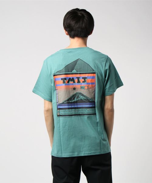 go slow caravan(ゴースローキャラバン)の「USA/Cテンジク BACKプリントムネシシュウ SS TEE RECORD(Tシャツ/カットソー・メンズ・グリーン/ナチュラル・MEDIUM/LARGE/X-LARGE)」の9枚目の写真