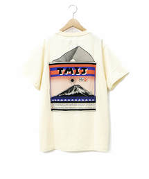 go slow caravan | USA/Cテンジク BACKプリントムネシシュウ SS TEE RECORD(Tシャツ/カットソー)