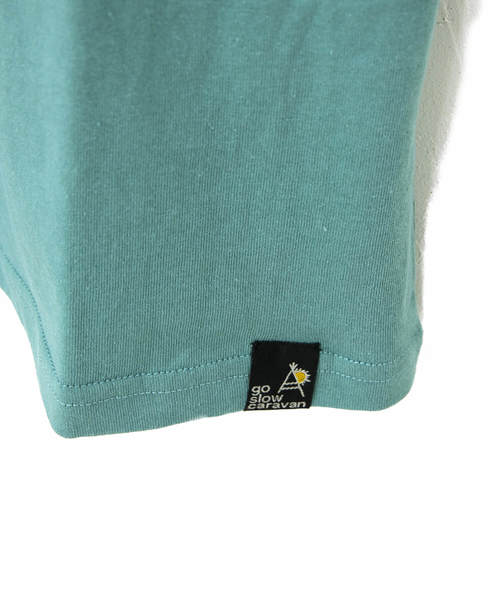 go slow caravan(ゴースローキャラバン)の「USA/Cテンジク BACKプリントムネシシュウ SS TEE RECORD(Tシャツ/カットソー・メンズ・グリーン/ナチュラル・MEDIUM/LARGE/X-LARGE)」の13枚目の写真
