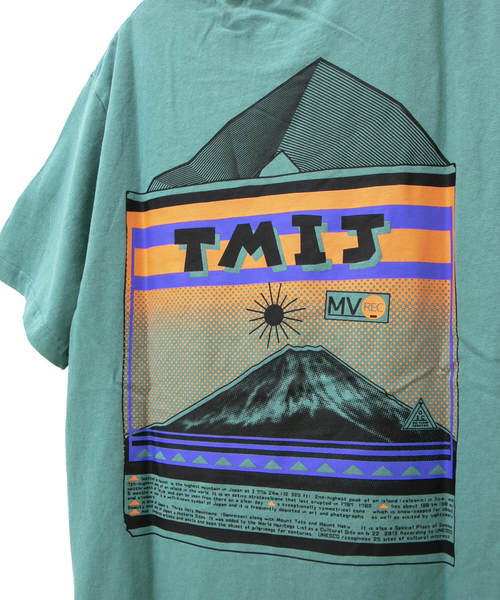 go slow caravan(ゴースローキャラバン)の「USA/Cテンジク BACKプリントムネシシュウ SS TEE RECORD(Tシャツ/カットソー・メンズ・グリーン/ナチュラル・MEDIUM/LARGE/X-LARGE)」の14枚目の写真