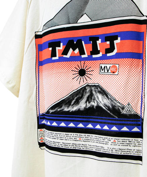 go slow caravan(ゴースローキャラバン)の「USA/Cテンジク BACKプリントムネシシュウ SS TEE RECORD(Tシャツ/カットソー・メンズ・グリーン/ナチュラル・MEDIUM/LARGE/X-LARGE)」の6枚目の写真