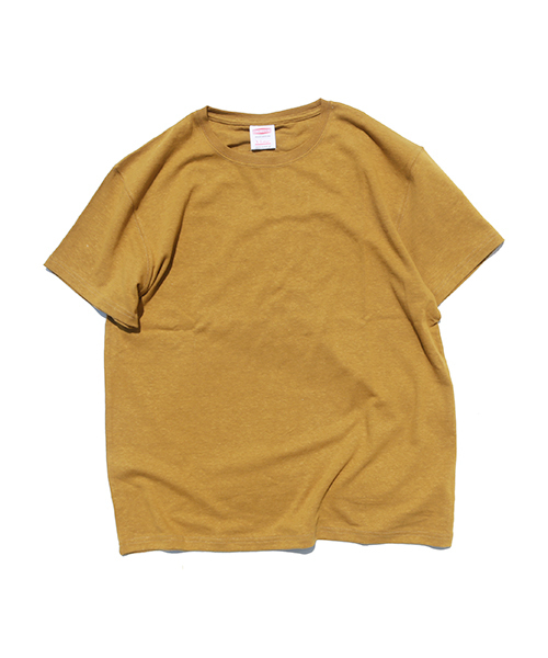 NATAL DESIGN（ネイタルデザイン）の「【ネイタルデザイン】ヘンプティーへヴィー 2/CREW NECK HEMP TEE HEAVY 2（Tシャツ/カットソー・メンズ・ホワイト/ブラック/ネイビー/グレー/グリーン/ブルー/サックスブルー/イエロー/イエロー系その他/ピンク・X-SMALL/SMALL/MEDIUM/LARGE/X-LARGE/XX-LARGE）」の8枚目の写真