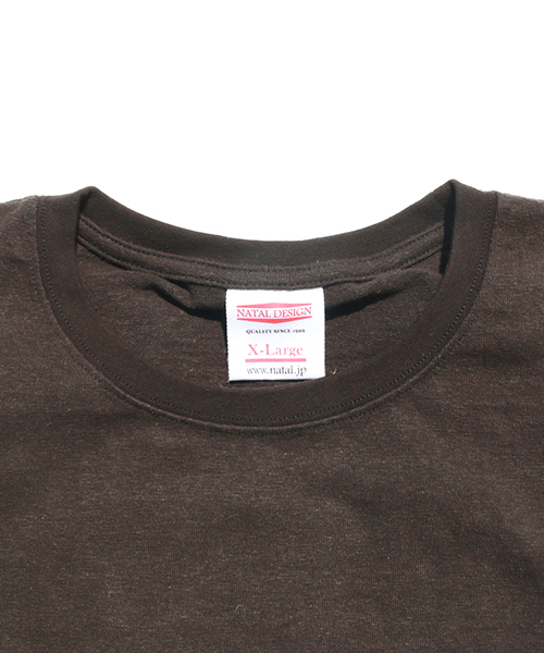 NATAL DESIGN（ネイタルデザイン）の「【ネイタルデザイン】ヘンプティーへヴィー 2/CREW NECK HEMP TEE HEAVY 2（Tシャツ/カットソー・メンズ・ホワイト/ブラック/ネイビー/グレー/グリーン/ブルー/サックスブルー/イエロー/イエロー系その他/ピンク・X-SMALL/SMALL/MEDIUM/LARGE/X-LARGE/XX-LARGE）」の17枚目の写真