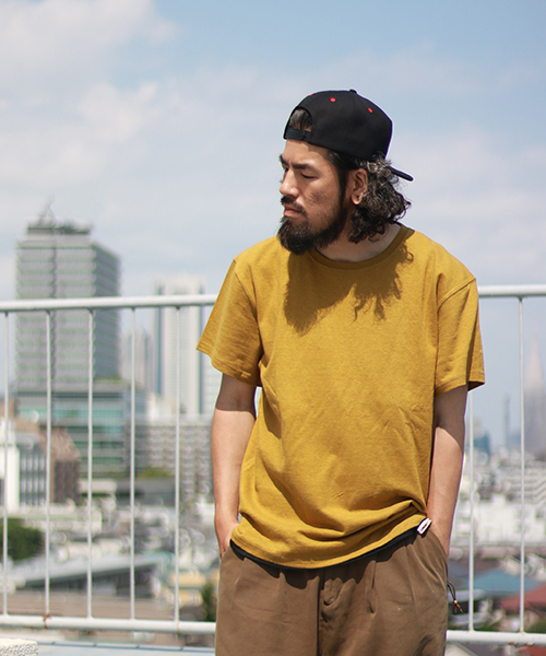 NATAL DESIGN（ネイタルデザイン）の「【ネイタルデザイン】ヘンプティーへヴィー 2/CREW NECK HEMP TEE HEAVY 2（Tシャツ/カットソー・メンズ・ホワイト/ブラック/ネイビー/グレー/グリーン/ブルー/サックスブルー/イエロー/イエロー系その他/ピンク・X-SMALL/SMALL/MEDIUM/LARGE/X-LARGE/XX-LARGE）」の11枚目の写真
