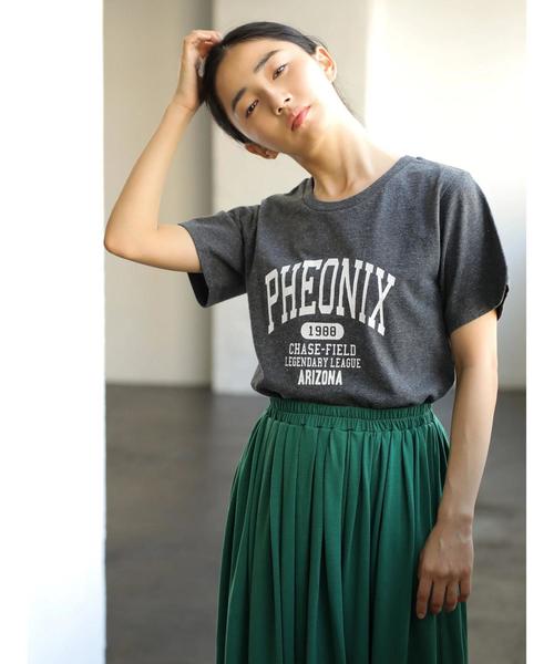 AMERICAN HOLIC(アメリカンホリック)の「PHEONIXロゴカットプルオーバー *(Tシャツ/カットソー・レディース・ホワイト系その他/グレー系その他/グレー系その他2・L/M)」の10枚目の写真