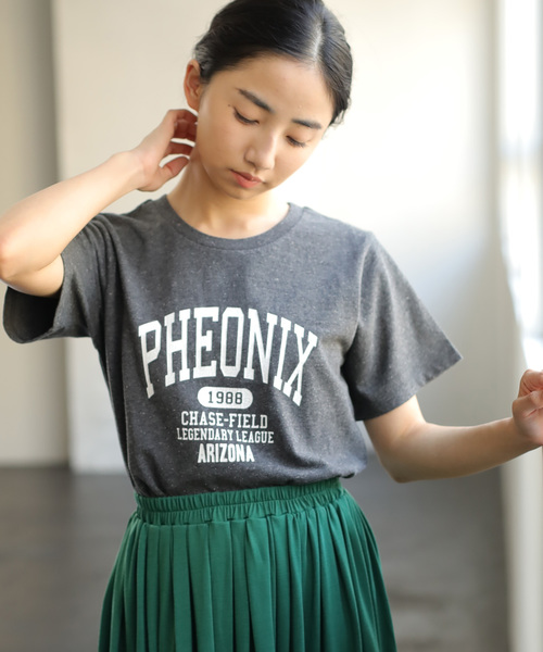 AMERICAN HOLIC(アメリカンホリック)の「PHEONIXロゴカットプルオーバー *(Tシャツ/カットソー・レディース・ホワイト系その他/グレー系その他/グレー系その他2・L/M)」の3枚目の写真