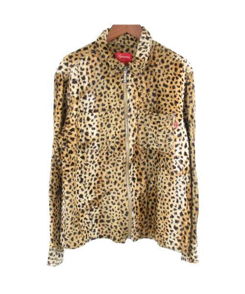 ブランド古着】レオパード柄ジップアップレオパードジャケット（ダウン