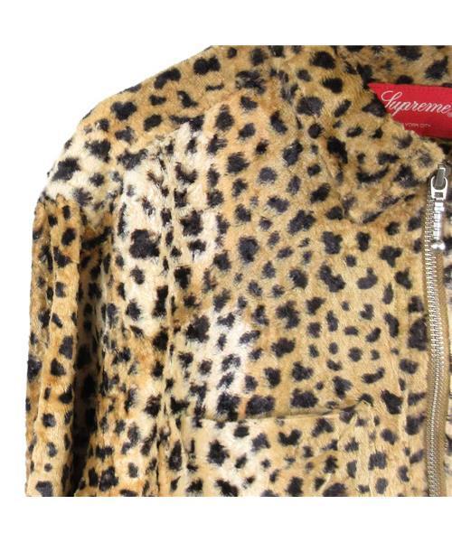 ブランド古着】レオパード柄ジップアップレオパードジャケット（ダウン