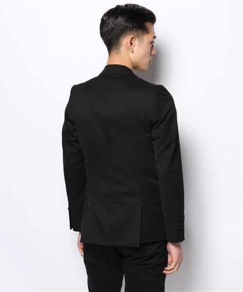 ato（アトウ）の「ato  2BSプレミアムギャバジャケット（テーラードジャケット・メンズ・ブラック・42/44/46）」の7枚目の写真