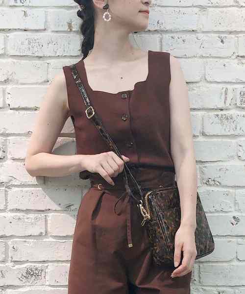 one after another NICE CLAUP（ワンアフターアナザーナイスクラップ）の「スクエアショルダーバッグ（ショルダーバッグ・レディース・ブラック/モカ/ブラウン系その他・FREE）」の20枚目の写真