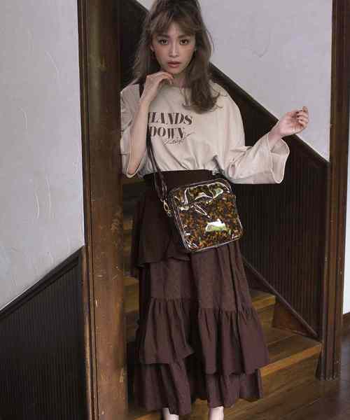 one after another NICE CLAUP（ワンアフターアナザーナイスクラップ）の「スクエアショルダーバッグ（ショルダーバッグ・レディース・ブラック/モカ/ブラウン系その他・FREE）」の13枚目の写真