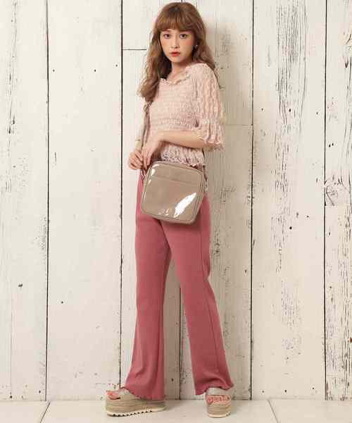 one after another NICE CLAUP（ワンアフターアナザーナイスクラップ）の「スクエアショルダーバッグ（ショルダーバッグ・レディース・ブラック/モカ/ブラウン系その他・FREE）」の11枚目の写真