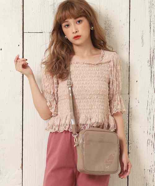 one after another NICE CLAUP（ワンアフターアナザーナイスクラップ）の「スクエアショルダーバッグ（ショルダーバッグ・レディース・ブラック/モカ/ブラウン系その他・FREE）」の16枚目の写真