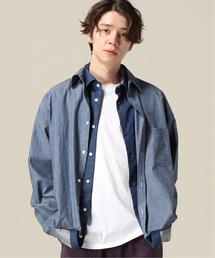 NEON SIGN / ネオンサイン SANDWICH DENIM SHIRTS