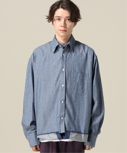 NEONSIGN(ネオンサイン)の「NEON SIGN / ネオンサイン SANDWICH DENIM SHIRTS(シャツ/ブラウス・メンズ・ブルー・46)」の8枚目の写真