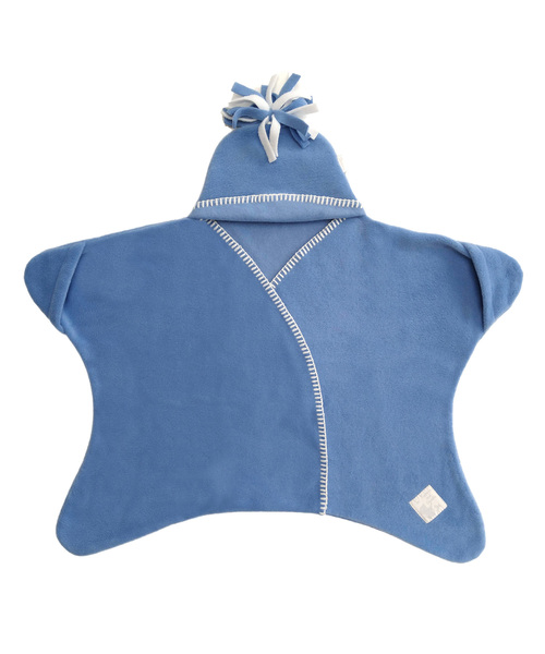 Tuppence & Crumble（タッペンスアンドクランブル）の「星型アフガン スターラップ 0-4M（新生児～生後4ヶ月頃） Tuppence&Crumble (タッペンス&クランブル)（おくるみ・キッズ・スカイブルー/グレー/ピンク/ラベンダー/オートミール/チョコ/ブルー系その他/イエロー系その他/ローズ/グレー系その他・SMALL）」の5枚目の写真