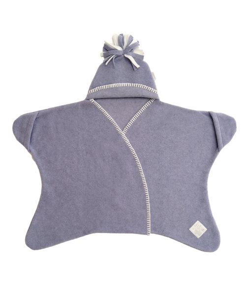 Tuppence & Crumble（タッペンスアンドクランブル）の「星型アフガン スターラップ 0-4M（新生児～生後4ヶ月頃） Tuppence&Crumble (タッペンス&クランブル)（おくるみ・キッズ・スカイブルー/グレー/ピンク/ラベンダー/オートミール/チョコ/ブルー系その他/イエロー系その他/ローズ/グレー系その他・SMALL）」の11枚目の写真