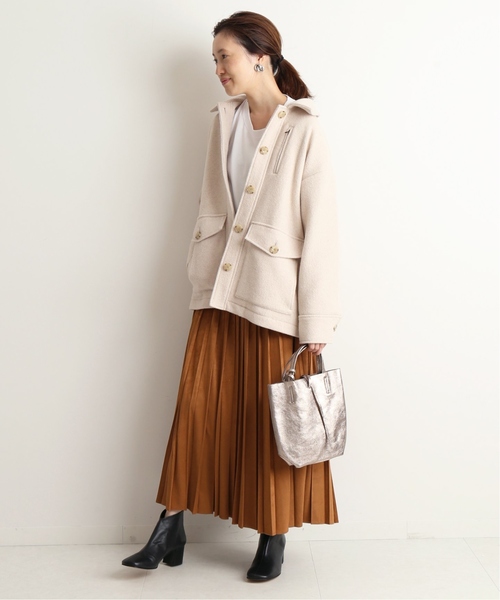 SLOBE IENA（スローブイエナ）の「ウールCPOブルゾン◆（ブルゾン・レディース・ベージュ/イエロー・FREE）」の16枚目の写真