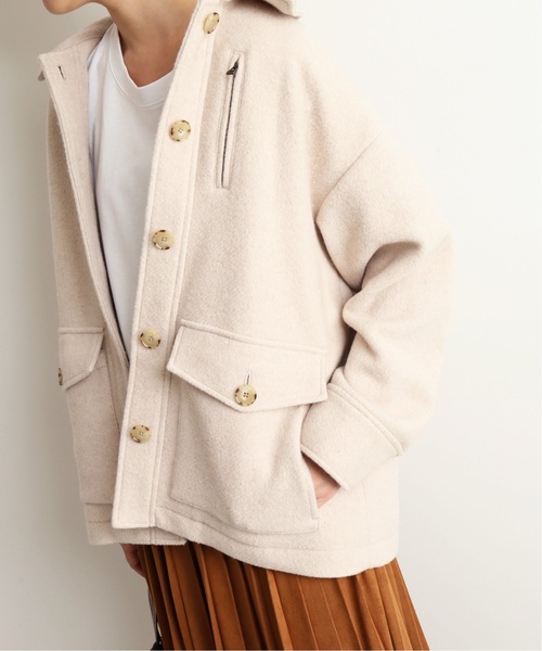 SLOBE IENA　ウールCPOブルゾン SLOBE IENA（スローブイエナ）の「ウールCPOブルゾン