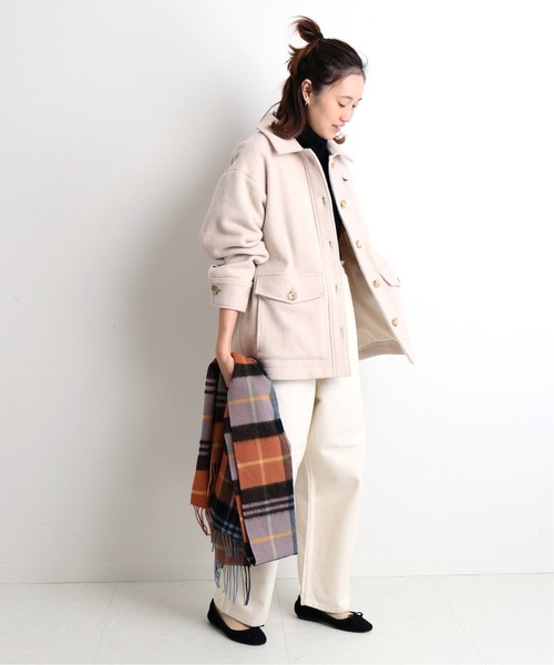 SLOBE IENA　ウールCPOブルゾン SLOBE IENA（スローブイエナ）の「ウールCPOブルゾン