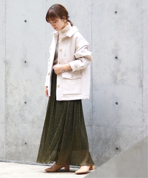 SLOBE IENA（スローブイエナ）の「ウールCPOブルゾン◆（ブルゾン・レディース・ベージュ/イエロー・FREE）」の10枚目の写真