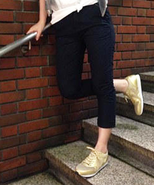 Kastane（カスタネ）の「【Kastane】オリジナルスニーカー（スニーカー・レディース・ライトグレー/シルバー/ゴールド/ネイビー・38/36/37）」の17枚目の写真