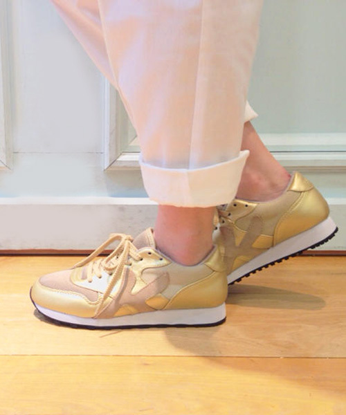 Kastane（カスタネ）の「【Kastane】オリジナルスニーカー（スニーカー・レディース・ライトグレー/シルバー/ゴールド/ネイビー・38/36/37）」の19枚目の写真