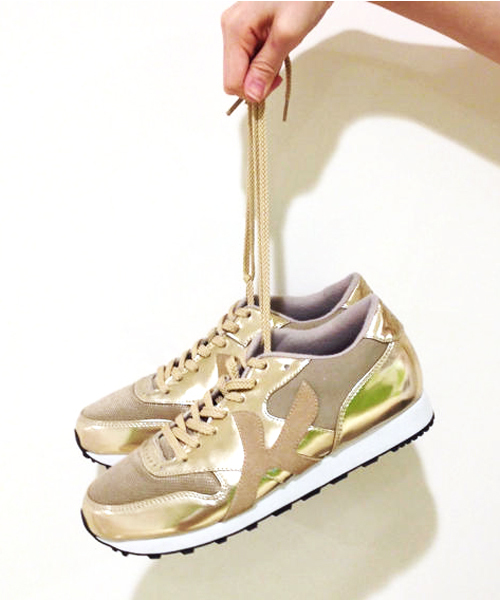 Kastane（カスタネ）の「【Kastane】オリジナルスニーカー（スニーカー・レディース・ライトグレー/シルバー/ゴールド/ネイビー・38/36/37）」の15枚目の写真