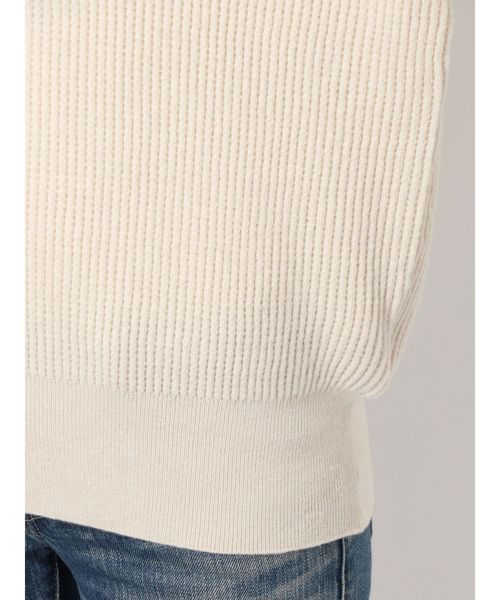 Ungrid(アングリッド)の「スリットネックワッフルニット(ニット/セーター・レディース・ブラック/ブラウン/アイボリー・FREE)」の7枚目の写真