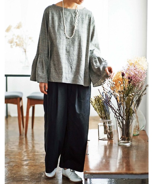 and myera(アンド マイラ)の「and myera 黒いキュロットパンツ(その他パンツ・レディース・ブラック・SMALL/MEDIUM/LARGE)」の14枚目の写真