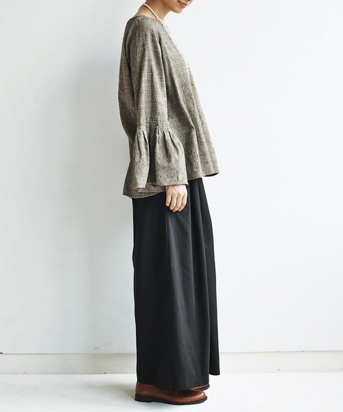 and myera(アンド マイラ)の「and myera 黒いキュロットパンツ(その他パンツ・レディース・ブラック・SMALL/MEDIUM/LARGE)」の12枚目の写真