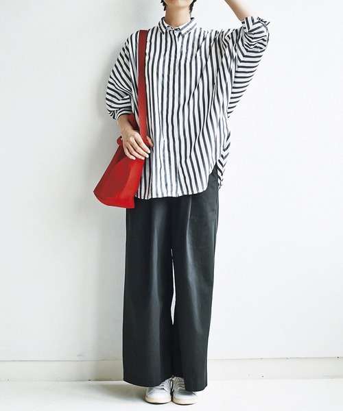 and myera(アンド マイラ)の「and myera 黒いキュロットパンツ(その他パンツ・レディース・ブラック・SMALL/MEDIUM/LARGE)」の18枚目の写真