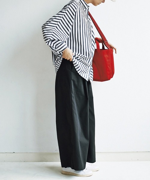 and myera(アンド マイラ)の「and myera 黒いキュロットパンツ(その他パンツ・レディース・ブラック・SMALL/MEDIUM/LARGE)」の13枚目の写真