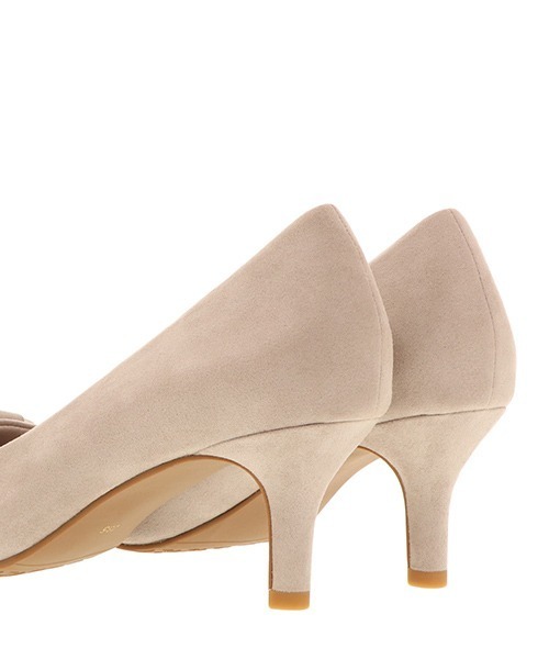 RANDA（ランダ）の「ストレスフリー/スクエアパーツポインテッドトゥパンプス（パンプス・レディース・ブラック/ベージュ/グレー・23/24/25/22/22.5/24.5/23.5/25.5）」の5枚目の写真