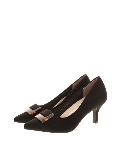 RANDA（ランダ）の「ストレスフリー/スクエアパーツポインテッドトゥパンプス（パンプス・レディース・ブラック/ベージュ/グレー・23/24/25/22/22.5/24.5/23.5/25.5）」の10枚目の写真