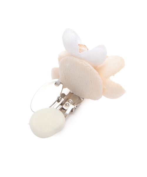 Ray BEAMS（レイビームス）の「atelier senka / フラワー イヤリング（イヤリング・レディース・オフホワイト/ブラック・ONE SIZE）」の7枚目の写真