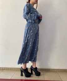 one way | 花柄開襟ワンピース(ワンピース)