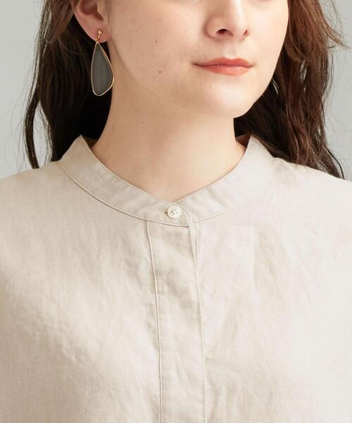 green label relaxing（グリーンレーベルリラクシング）の「[コルトレイクリネン] SC ドルマン シャツ（シャツ/ブラウス・レディース・ベージュ/ダークブラウン/ライトブルー・FREE）」の19枚目の写真