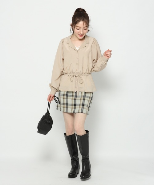 Heather（ヘザー）の「Wキリカエカイキンブラウス　873517（シャツ/ブラウス・レディース・ベージュ/ブラウン/アイボリー・FREE）」の13枚目の写真