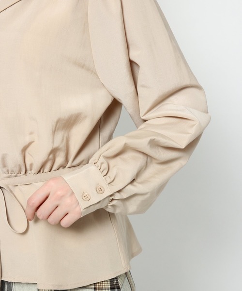 Heather（ヘザー）の「Wキリカエカイキンブラウス　873517（シャツ/ブラウス・レディース・ベージュ/ブラウン/アイボリー・FREE）」の12枚目の写真