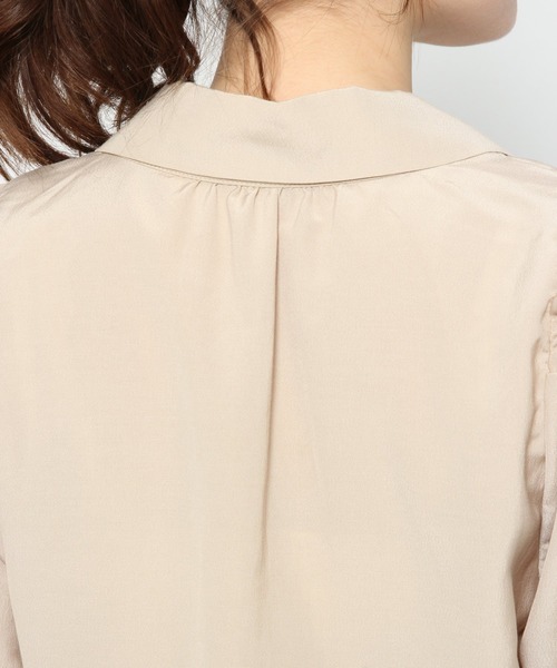 Heather（ヘザー）の「Wキリカエカイキンブラウス　873517（シャツ/ブラウス・レディース・ベージュ/ブラウン/アイボリー・FREE）」の14枚目の写真