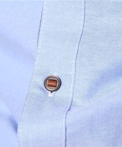 WEGO（ウィゴー）の「WEGO/パラシュートボタンオックスシャツ（シャツ/ブラウス・メンズ・ホワイト/サックスブルー・MEDIUM/LARGE）」の11枚目の写真