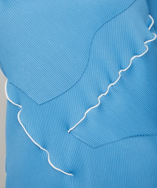 kotohayokozawa(コトハヨコザワ)の「【kotohayokozawa(コトハヨコザワ)】ショートスリーブハイネックトップス TDKT-P04(Tシャツ/カットソー・レディース・ホワイト/ブラック/ブルー/ベージュ・FREE)」の9枚目の写真