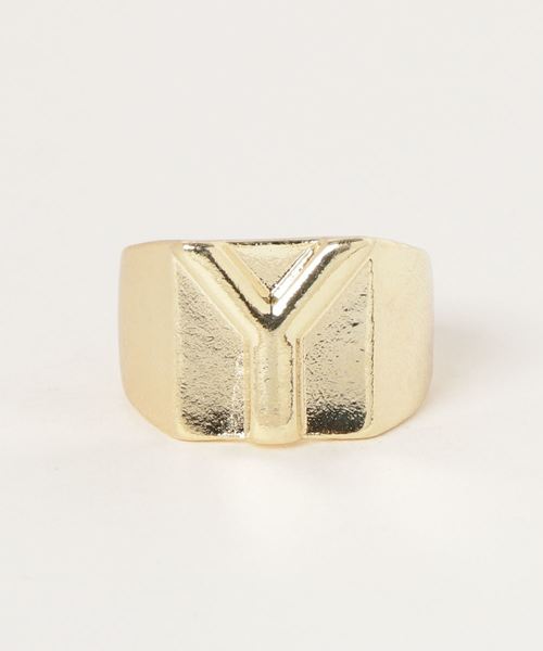 WEGO（ウィゴー）の「WEGO/イニシャルリング（リング・レディース・その他1/その他2/その他3/その他4/その他5・FREE）」の2枚目の写真